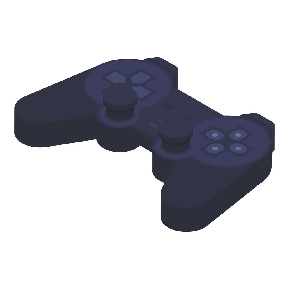 gamepad icoon, isometrische stijl vector