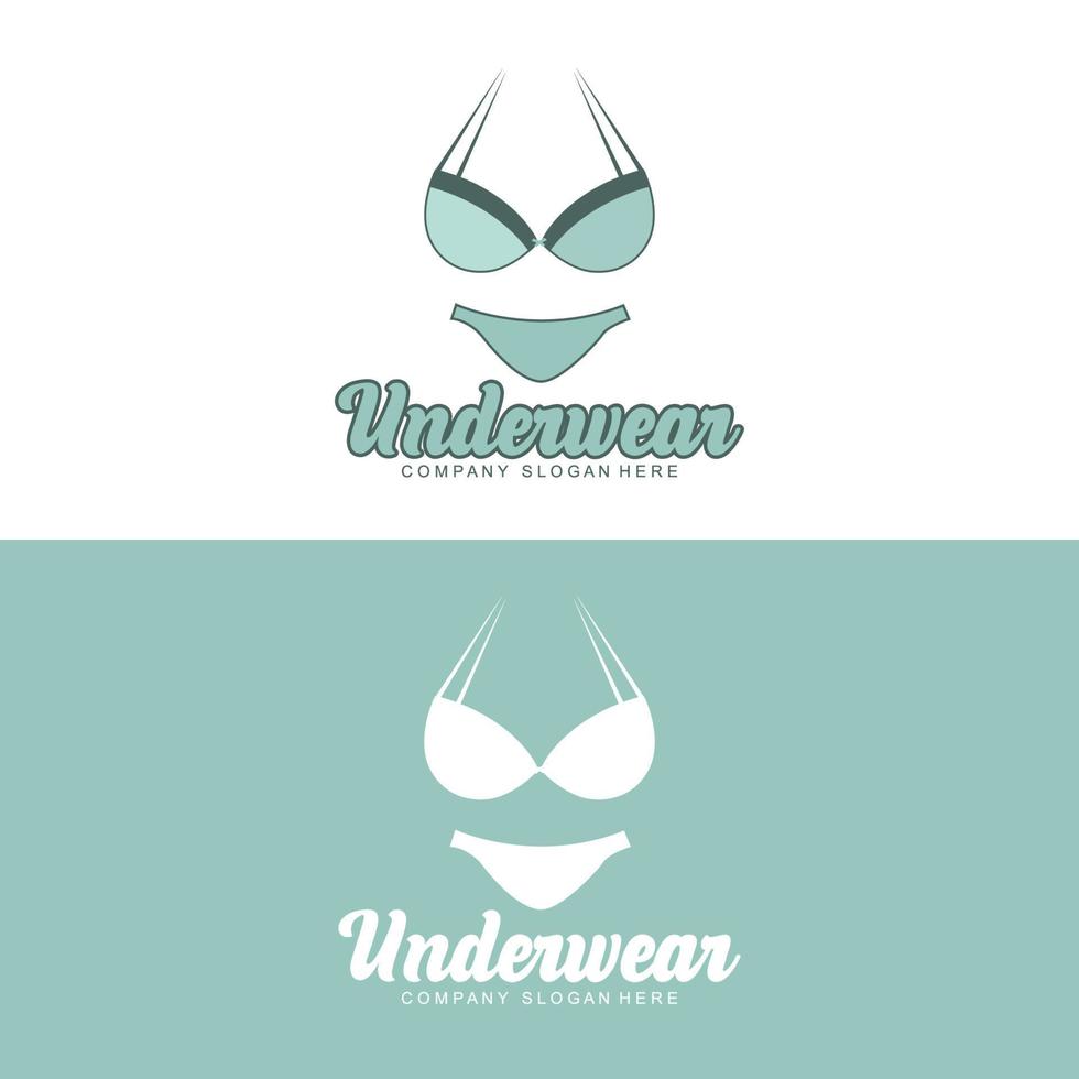 ondergoed logo, vrouwen beha vector, vrouwen mode ontwerp vector