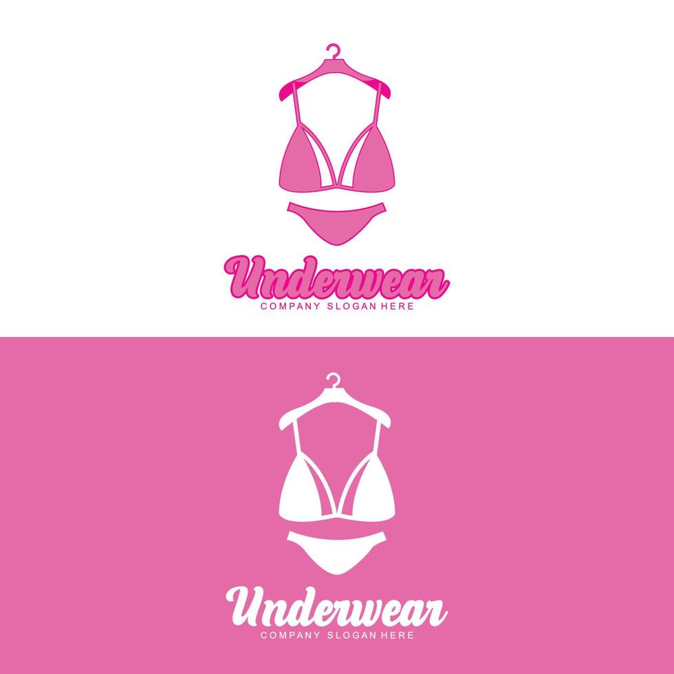 ondergoed logo, vrouwen beha vector, vrouwen mode ontwerp vector