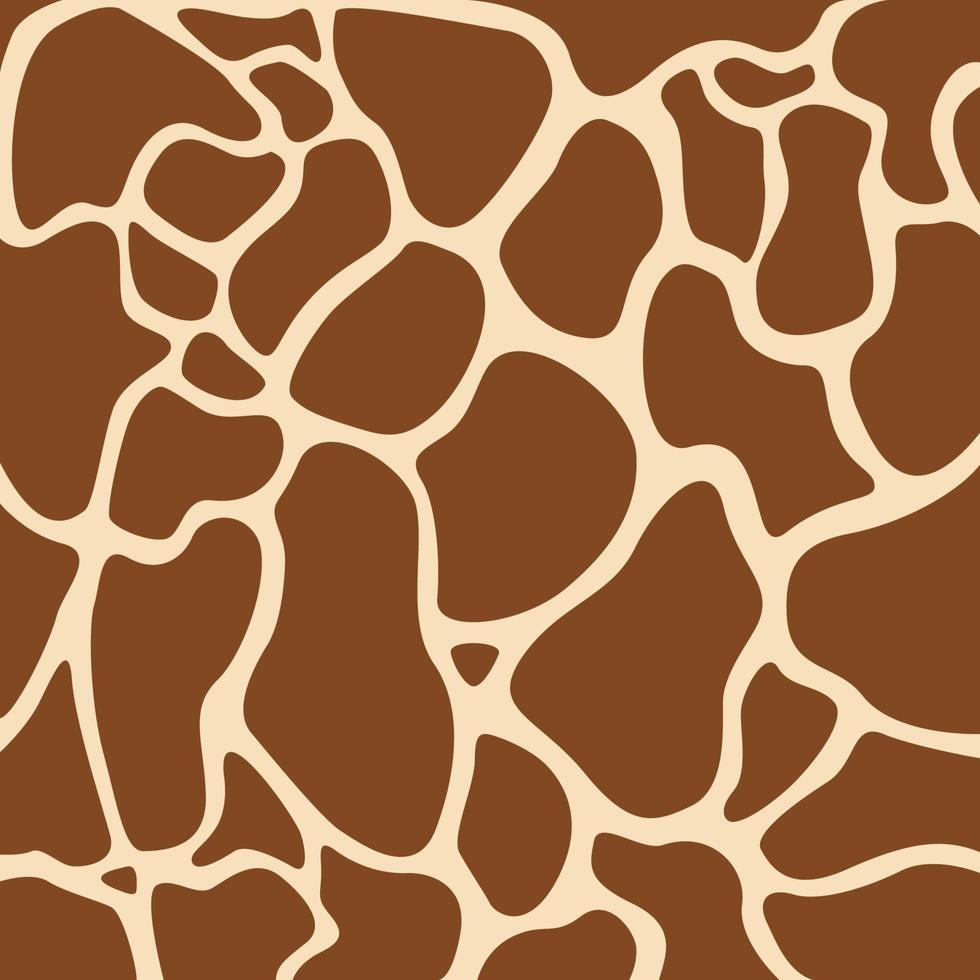 giraffe huid patroon. wild natuur kleding stof afdrukken sjabloon. giraffe patroon. dier huid afdrukken. dieren in het wild. giraffe motieven patroon. vector
