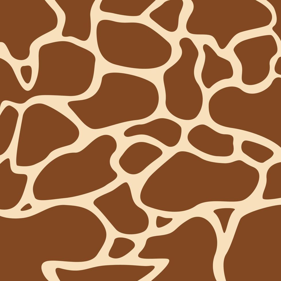 giraffe huid patroon. wild natuur kleding stof afdrukken sjabloon. giraffe patroon. dier huid afdrukken. dieren in het wild. giraffe motieven patroon. vector