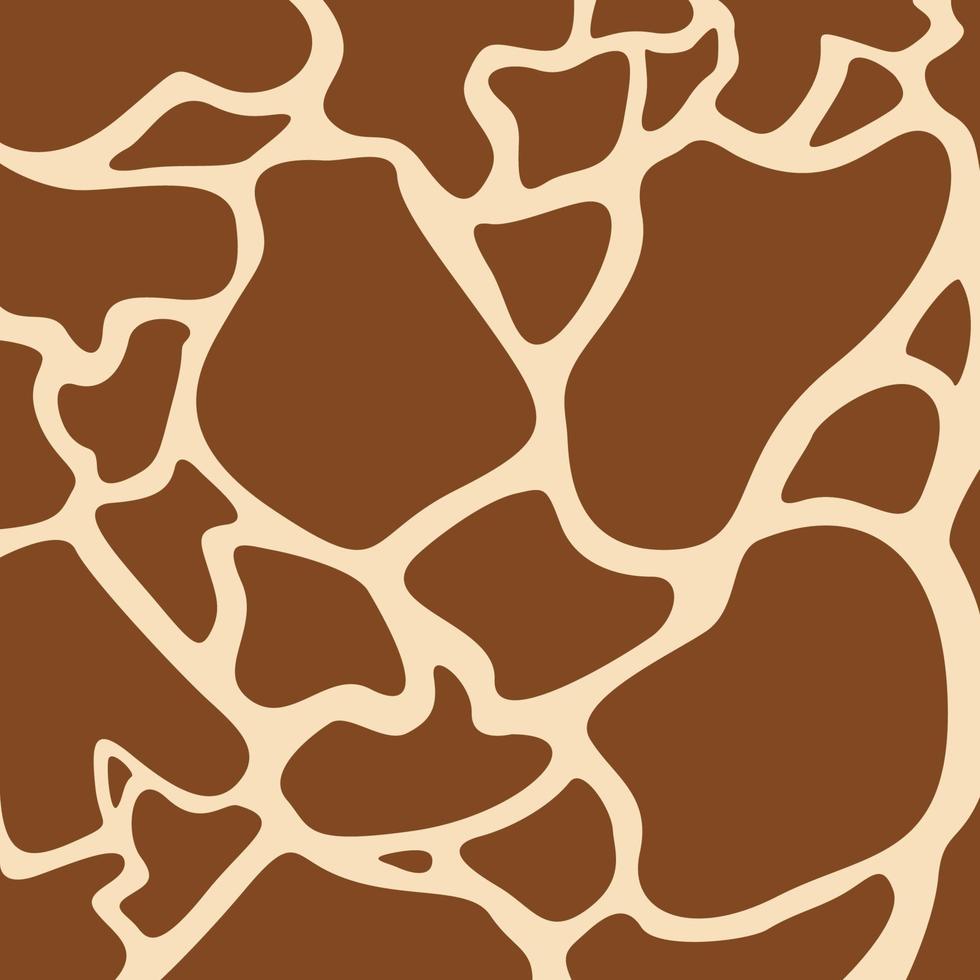 giraffe huid patroon. wild natuur kleding stof afdrukken sjabloon. giraffe patroon. dier huid afdrukken. dieren in het wild. giraffe motieven patroon. vector