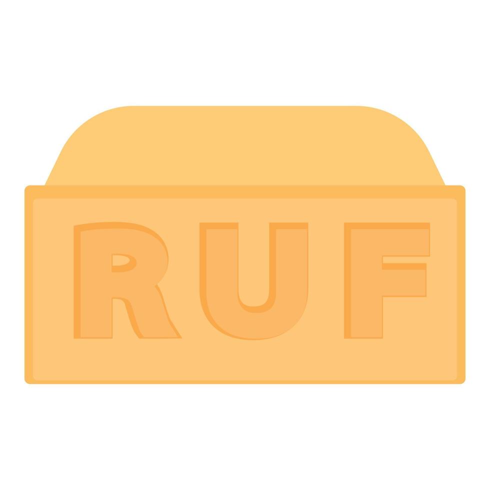 ruf icoon, tekenfilm stijl vector