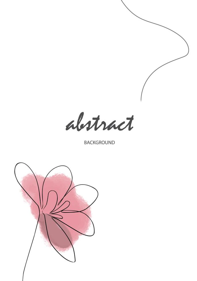 modieus abstract kunst Sjablonen met bloemen en meetkundig elementen. geschikt voor sociaal media berichten, mobiel appjes, banier ontwerp en online reclame. vector abstract achtergronden.