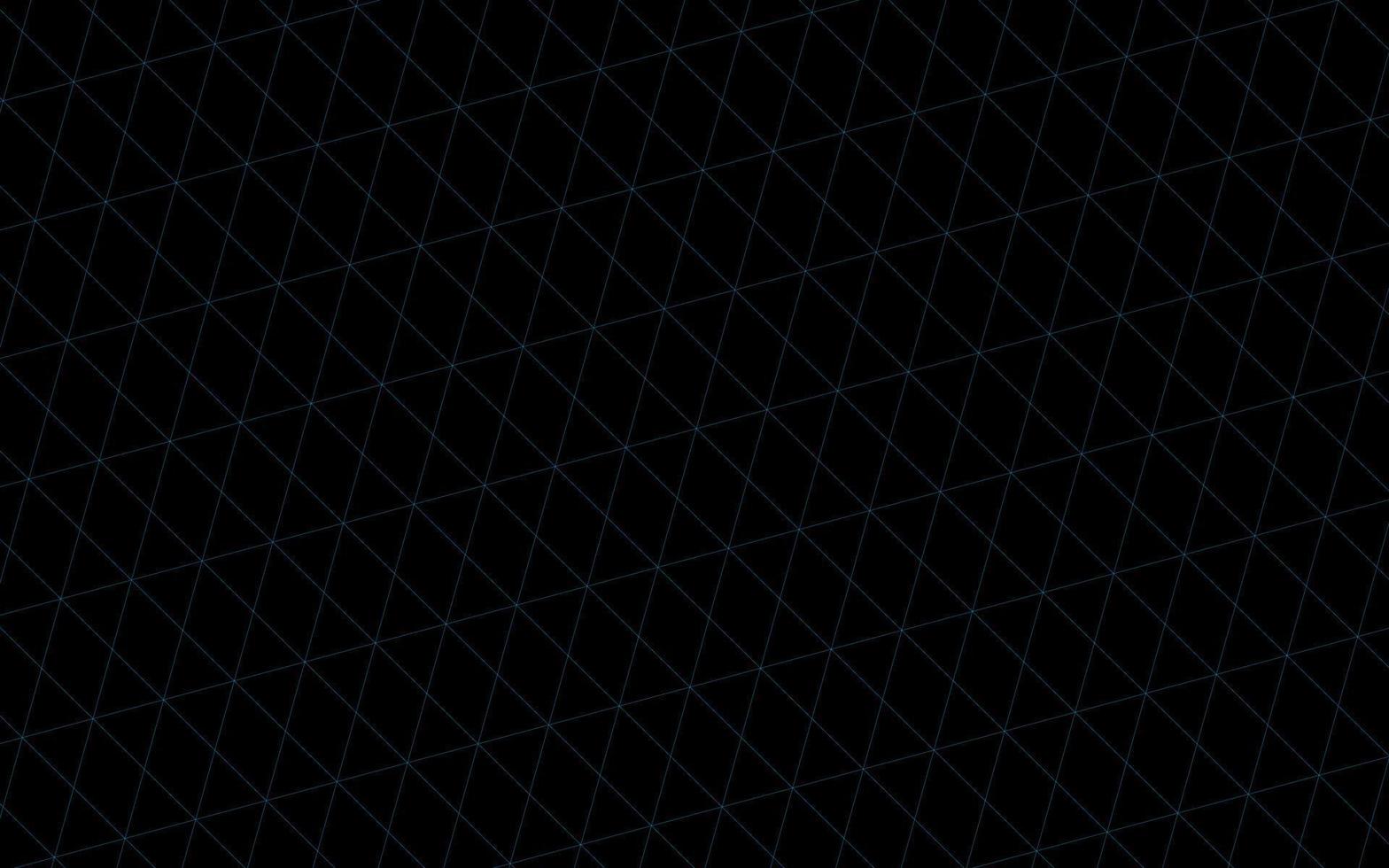 zwart en blauw ruit rooster patroon Aan zwart achtergrond. technologie concept. modern vector illustratie