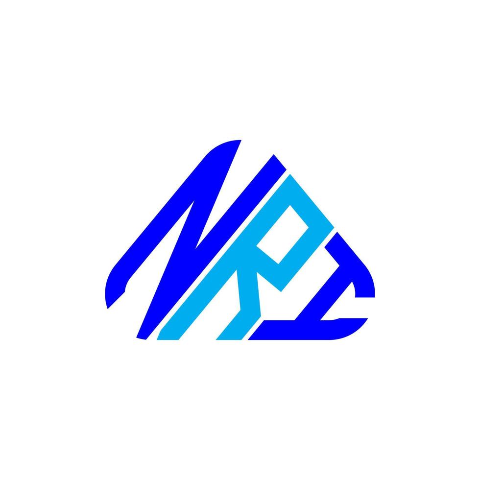 nri brief logo creatief ontwerp met vector grafisch, nri gemakkelijk en modern logo.