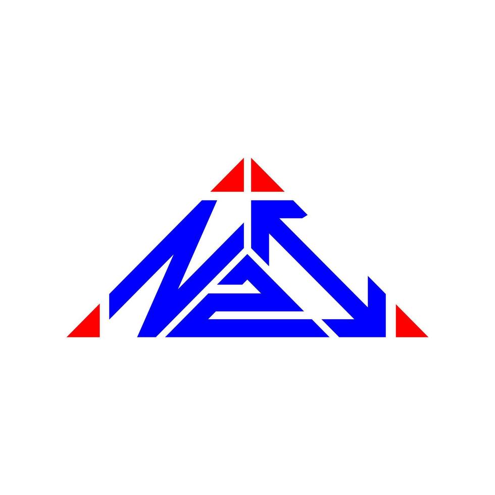 nzi brief logo creatief ontwerp met vector grafisch, nzi gemakkelijk en modern logo.