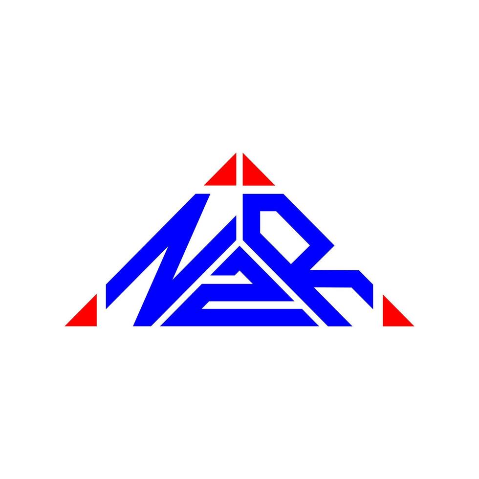 nzr brief logo creatief ontwerp met vector grafisch, nzr gemakkelijk en modern logo.