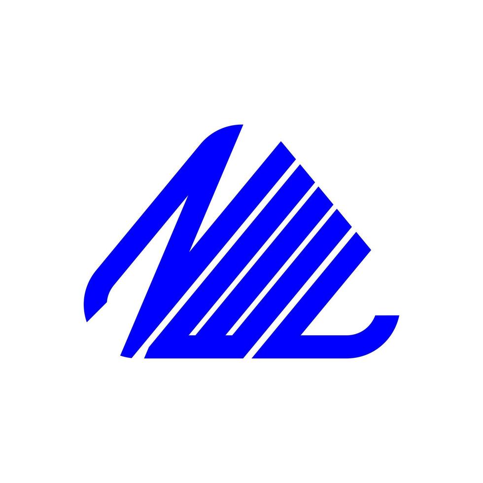 nwl brief logo creatief ontwerp met vector grafisch, nwl gemakkelijk en modern logo.