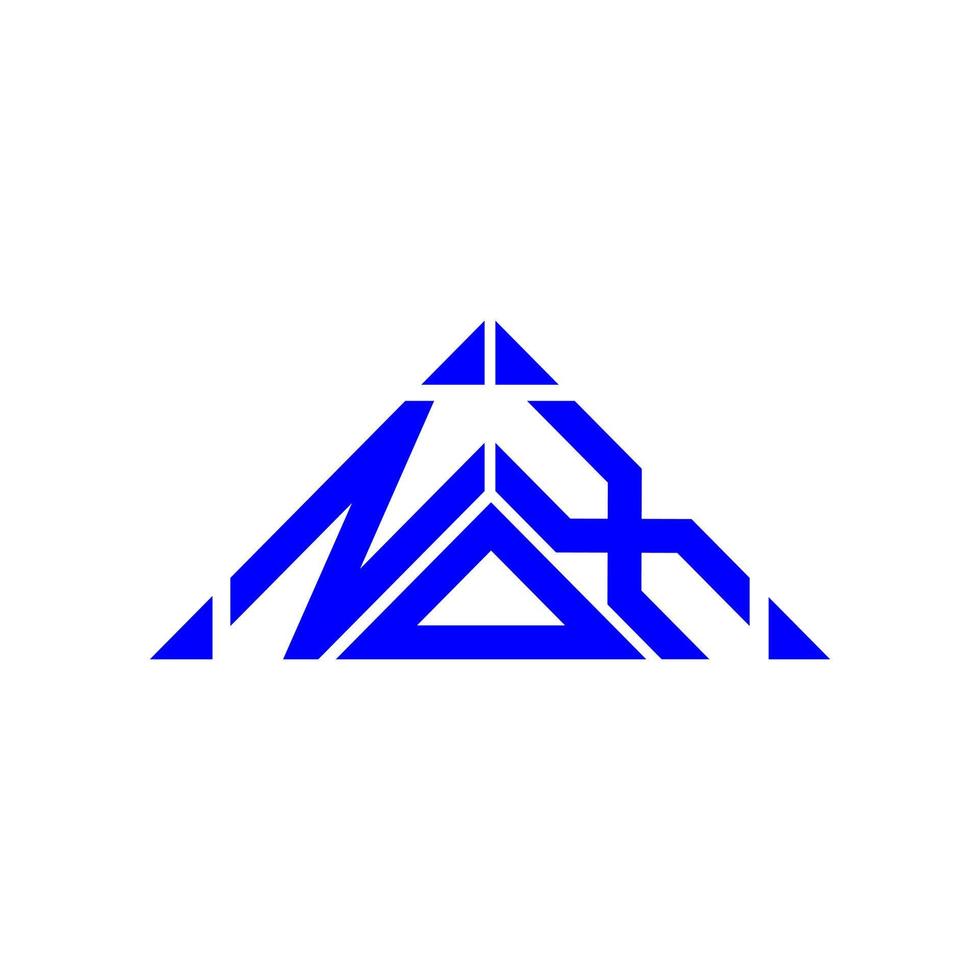 nox brief logo creatief ontwerp met vector grafisch, nox gemakkelijk en modern logo.