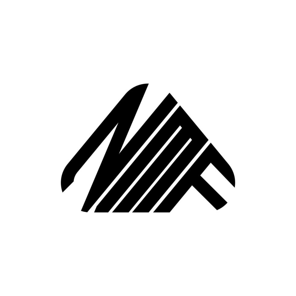 nmf brief logo creatief ontwerp met vector grafisch, nmf gemakkelijk en modern logo.