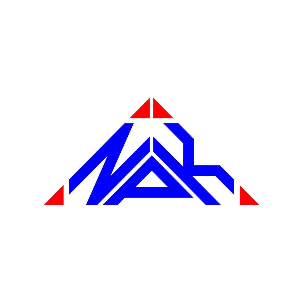 npk brief logo creatief ontwerp met vector grafisch, npk gemakkelijk en modern logo.