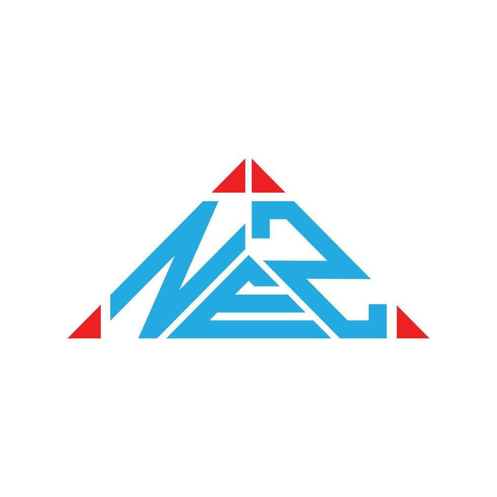 nez brief logo creatief ontwerp met vector grafisch, nez gemakkelijk en modern logo.