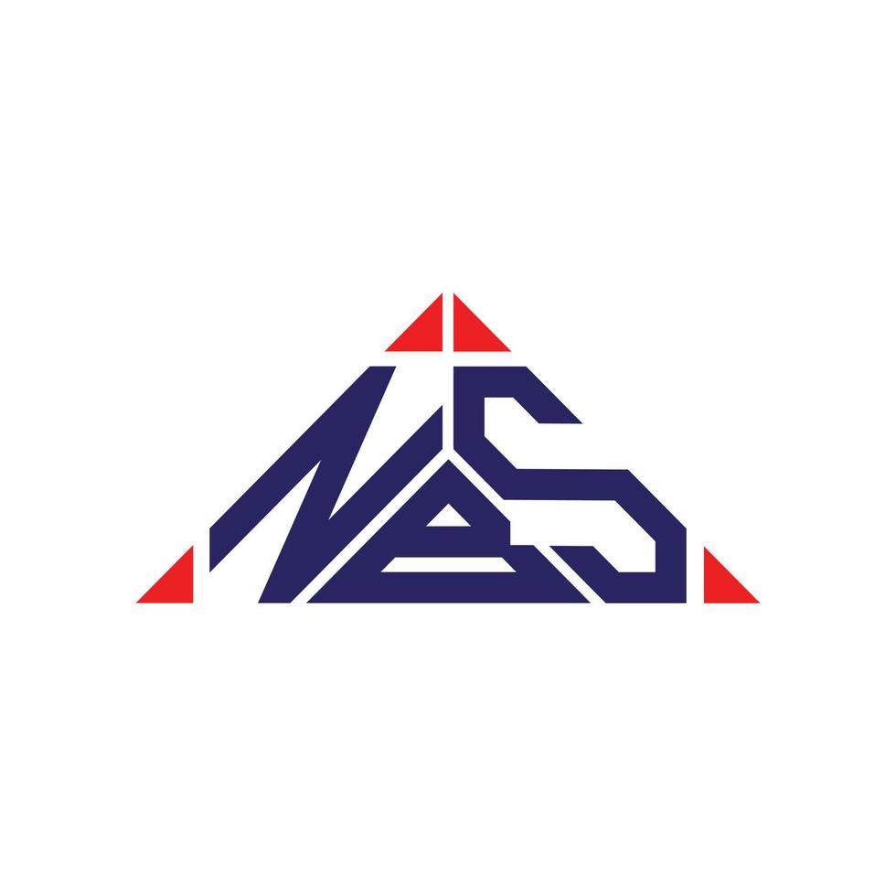 nbs brief logo creatief ontwerp met vector grafisch, nbs gemakkelijk en modern logo.