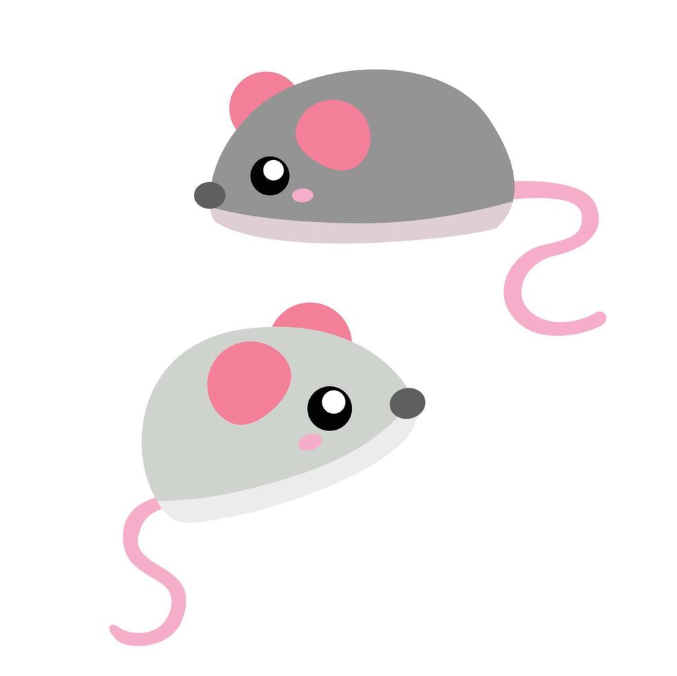 Rat muis muizen dier speelgoed illustratie vector clip art