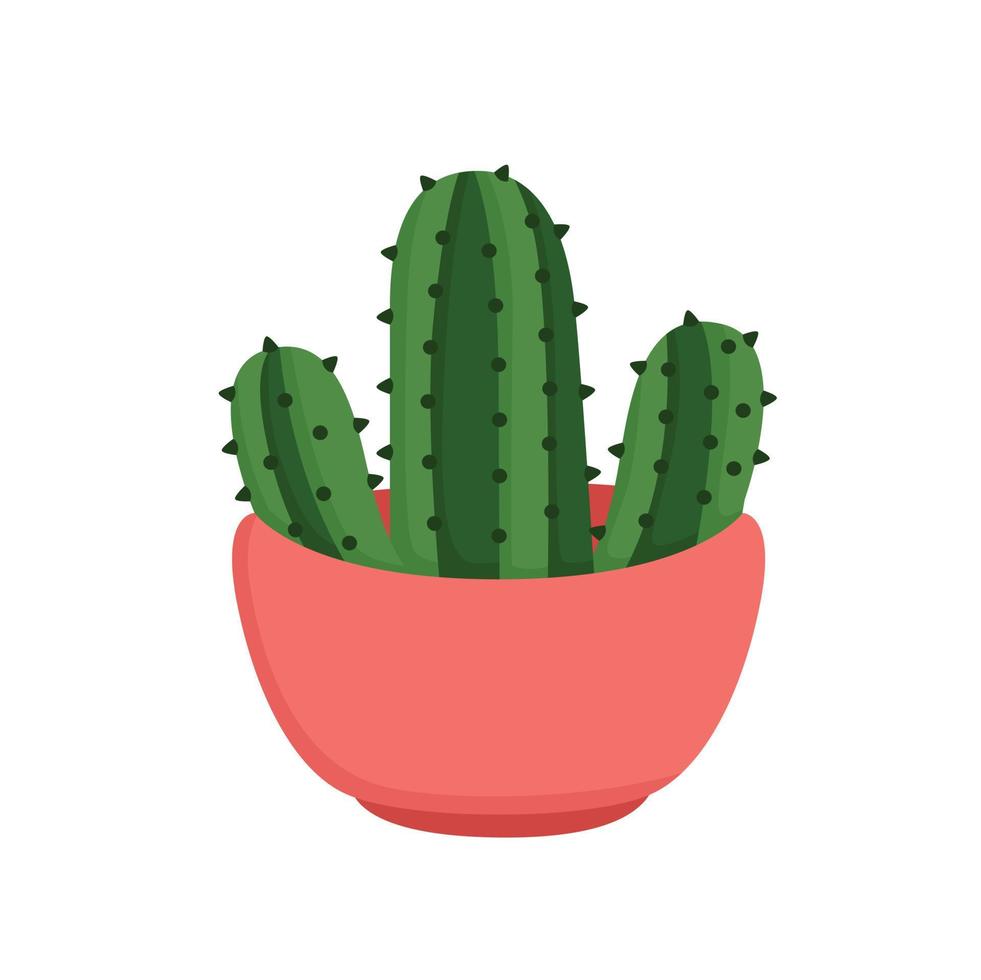 huis fabriek cactus illustratie vector clip art