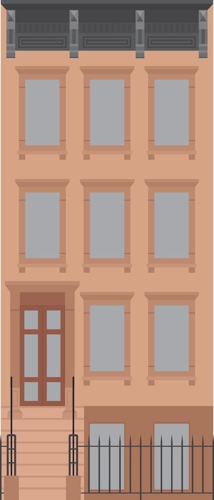 rij huis vector illustratie