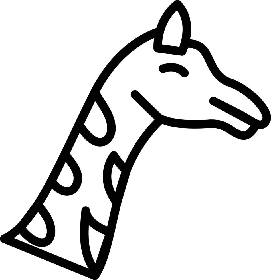 giraffe vector illustratie Aan een achtergrond.premium kwaliteit symbolen.vector pictogrammen voor concept en grafisch ontwerp.