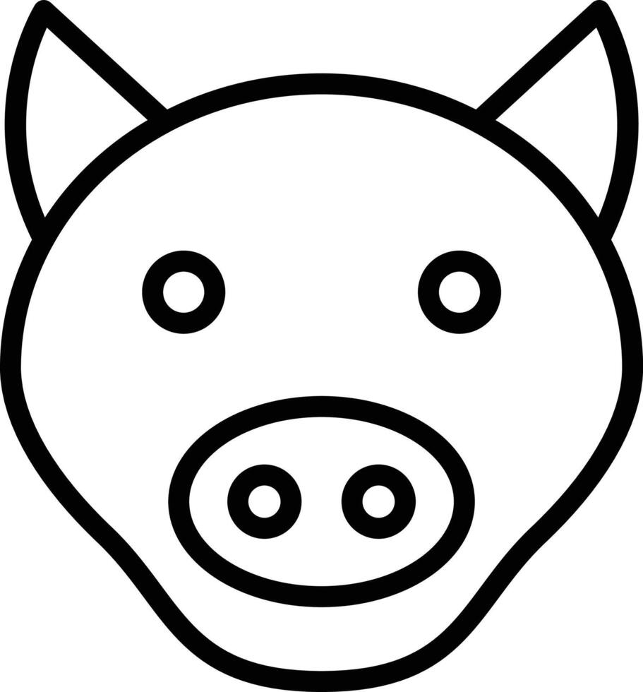 Piggy vectorillustratie op een background.premium kwaliteit symbolen.vector iconen voor concept en grafisch ontwerp. vector