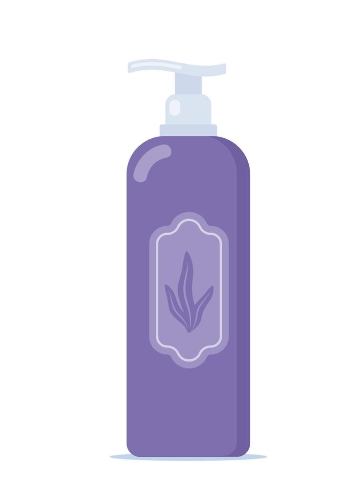 buis cosmetica. schoonheid en huid zorg. kunstmatig fles. room, gel, buis, zeep. producten voor schoonheid en reinigingsmiddel. vector illustratie in vlak stijl.