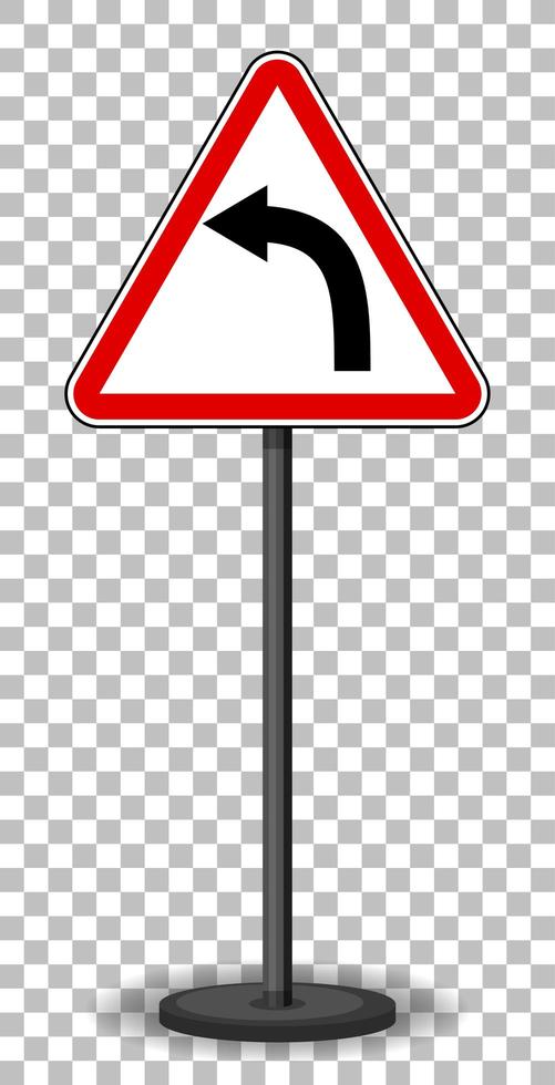 rood verkeersbord op transparante achtergrond vector