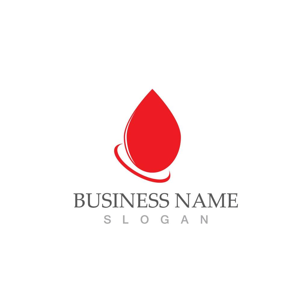 bloed logo ontwerp icoon vector illustratie