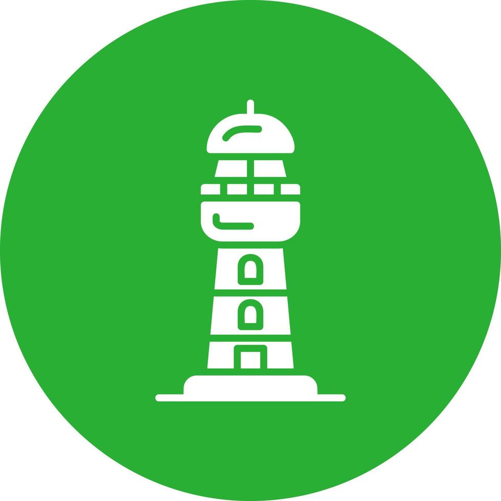 vuurtoren creatief icoon ontwerp vector