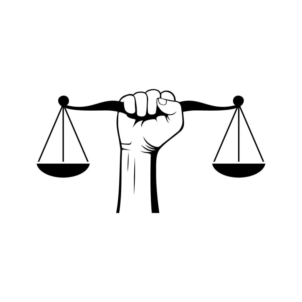 balans van gerechtigheid en balans vector