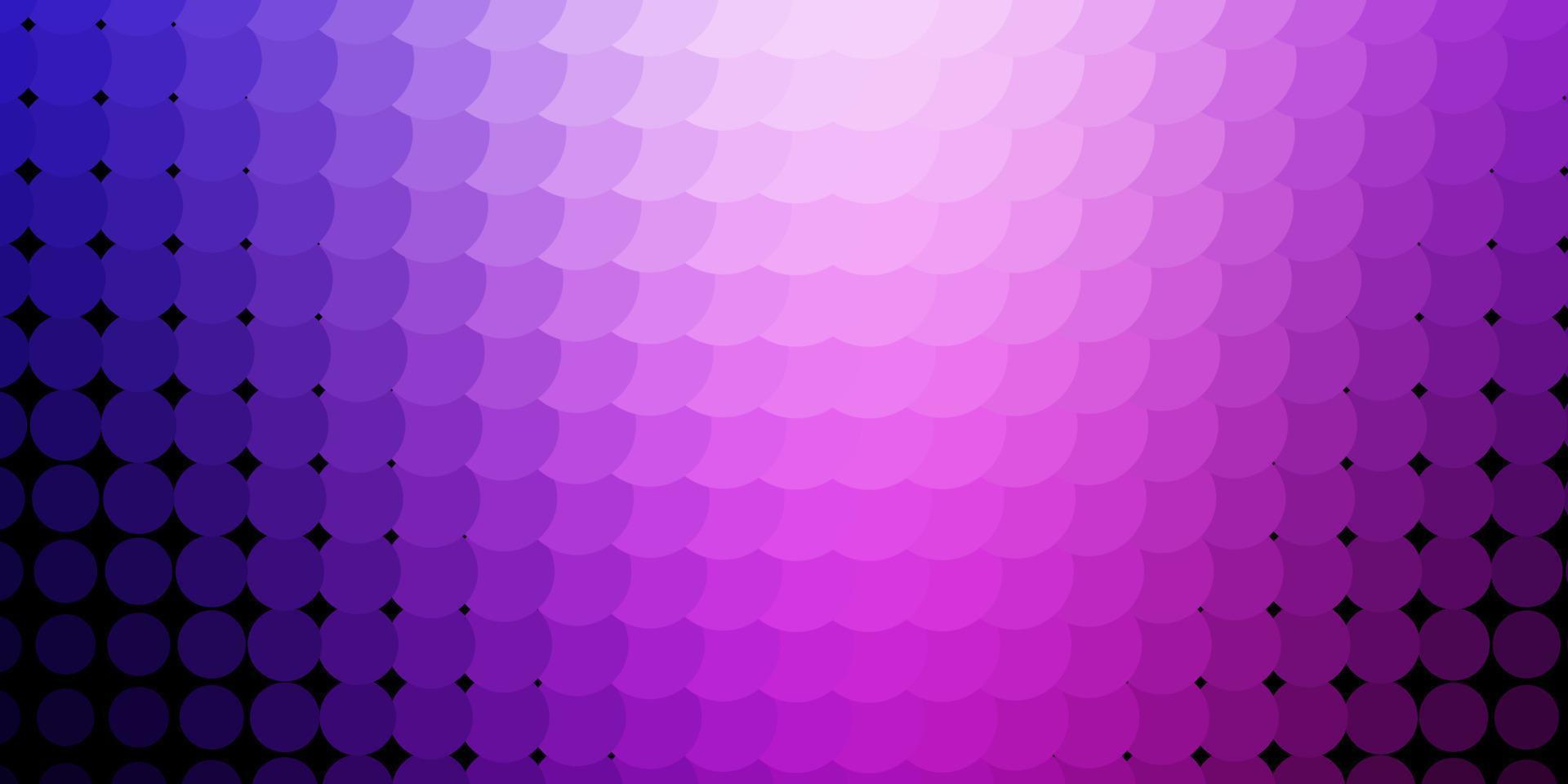 lichtpaars, roze vector sjabloon met cirkels.
