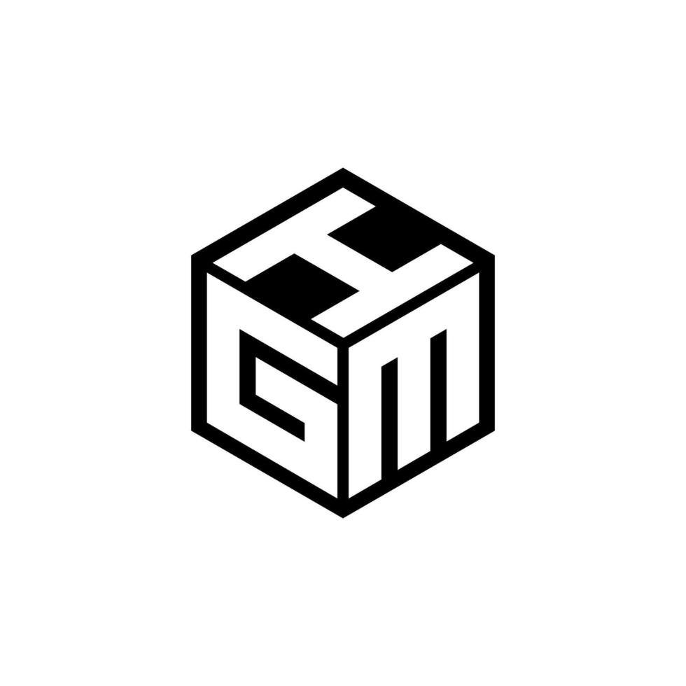 gmi brief logo ontwerp in illustratie. vector logo, schoonschrift ontwerpen voor logo, poster, uitnodiging, enz.
