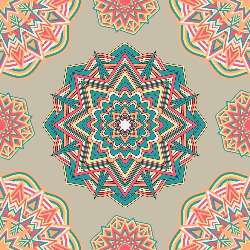 vector achtergrond met ronde ornament. naadloos patroon. eindeloos meetkundig textuur.