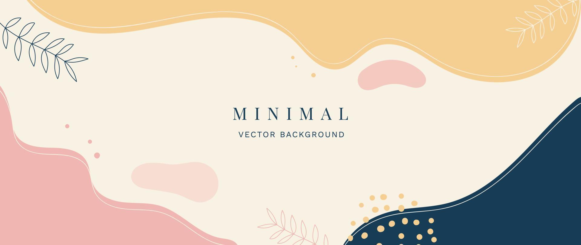 minimaal abstract achtergrond vector illustratie. zacht aarde toon pastel kleur biologisch vorm geven aan, punt patroon, kromme lijnen, blad Afdeling. ontwerp voor muur kunst, afdrukken, poster, huis decor, omslag, behang.