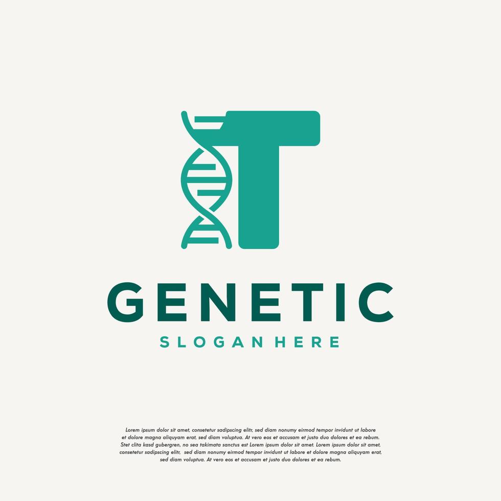 dna schroef brief f logo ontwerpen, genetica vector ontwerp, chromosoom eerste logo sjabloon