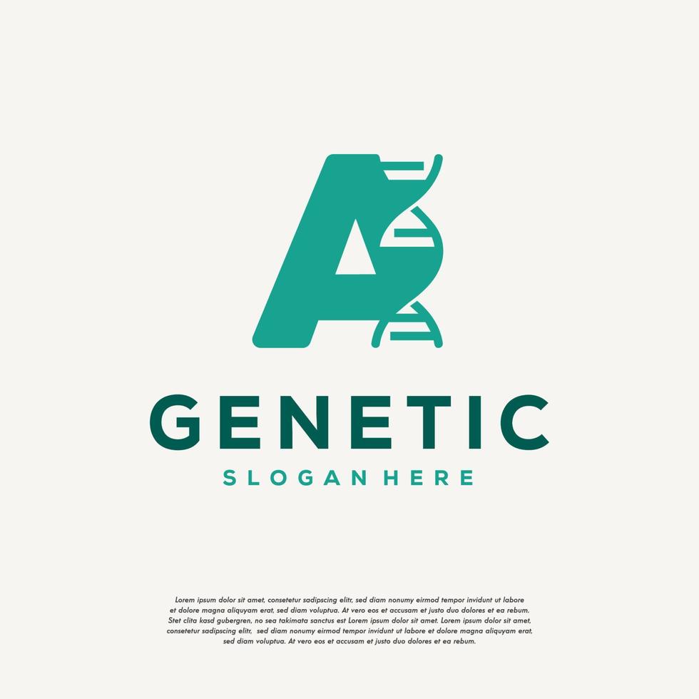 dna schroef brief f logo ontwerpen, genetica vector ontwerp, chromosoom eerste logo sjabloon