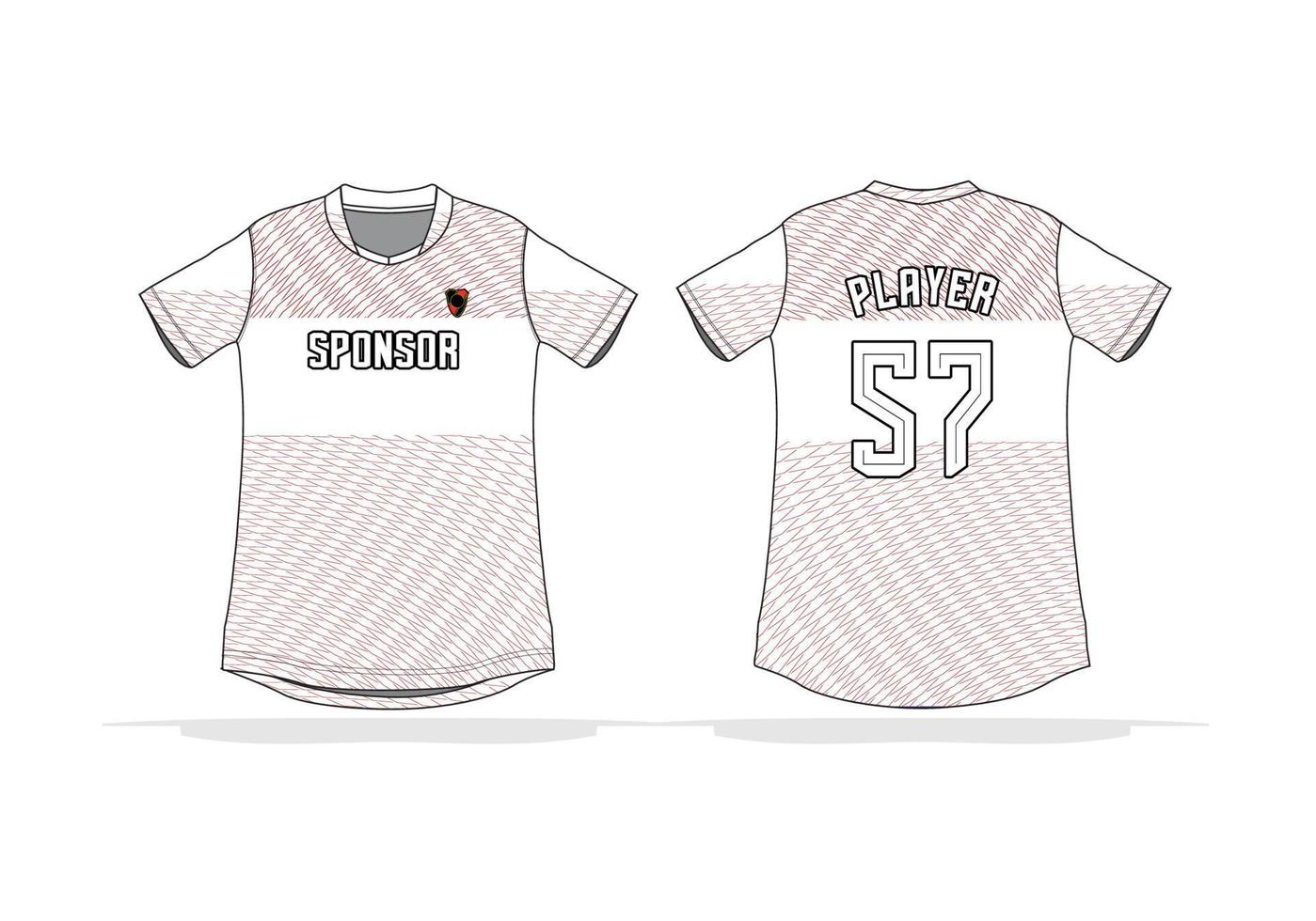 sport uniform patroon achtergrond ontwerp vector