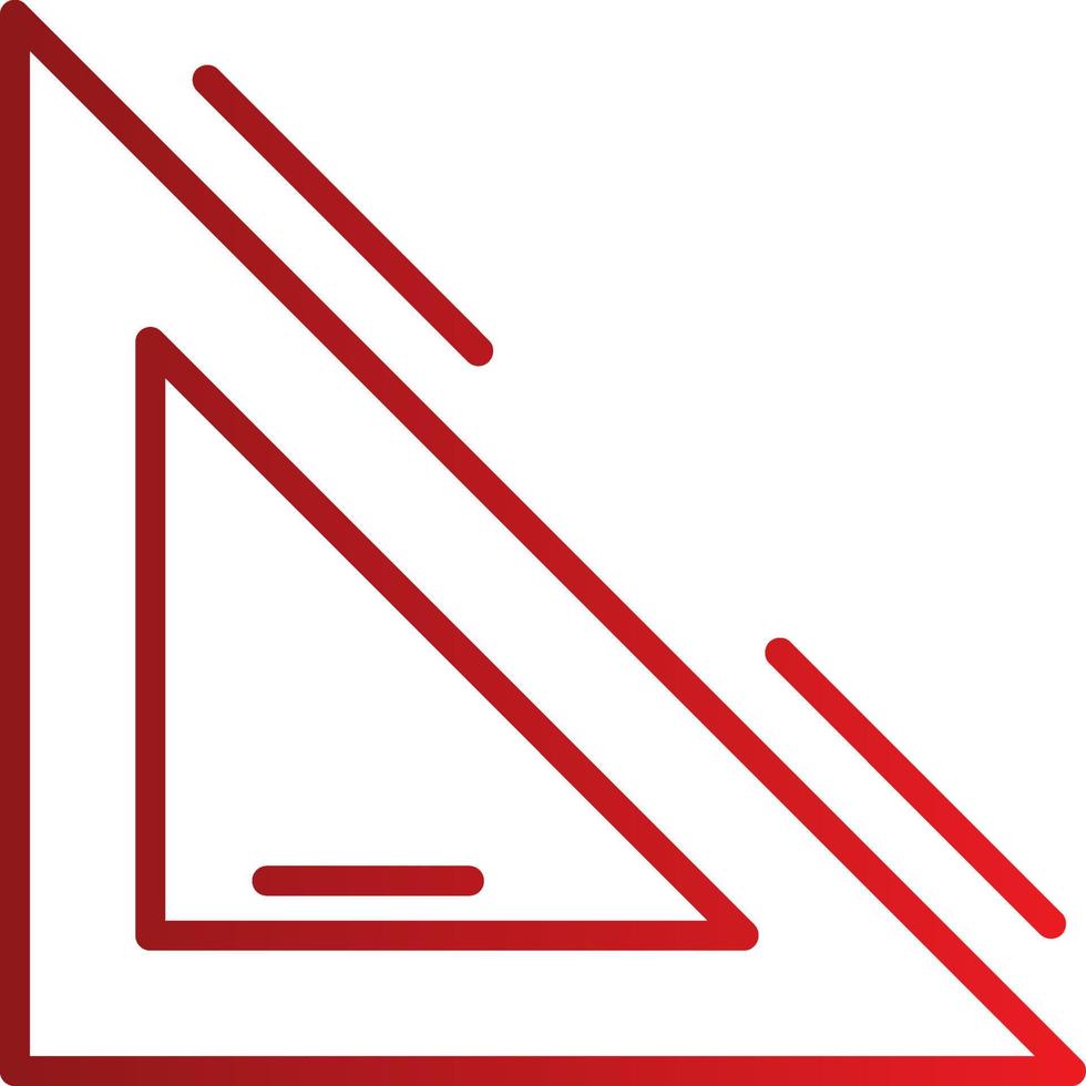 driehoekig schaal vector icoon
