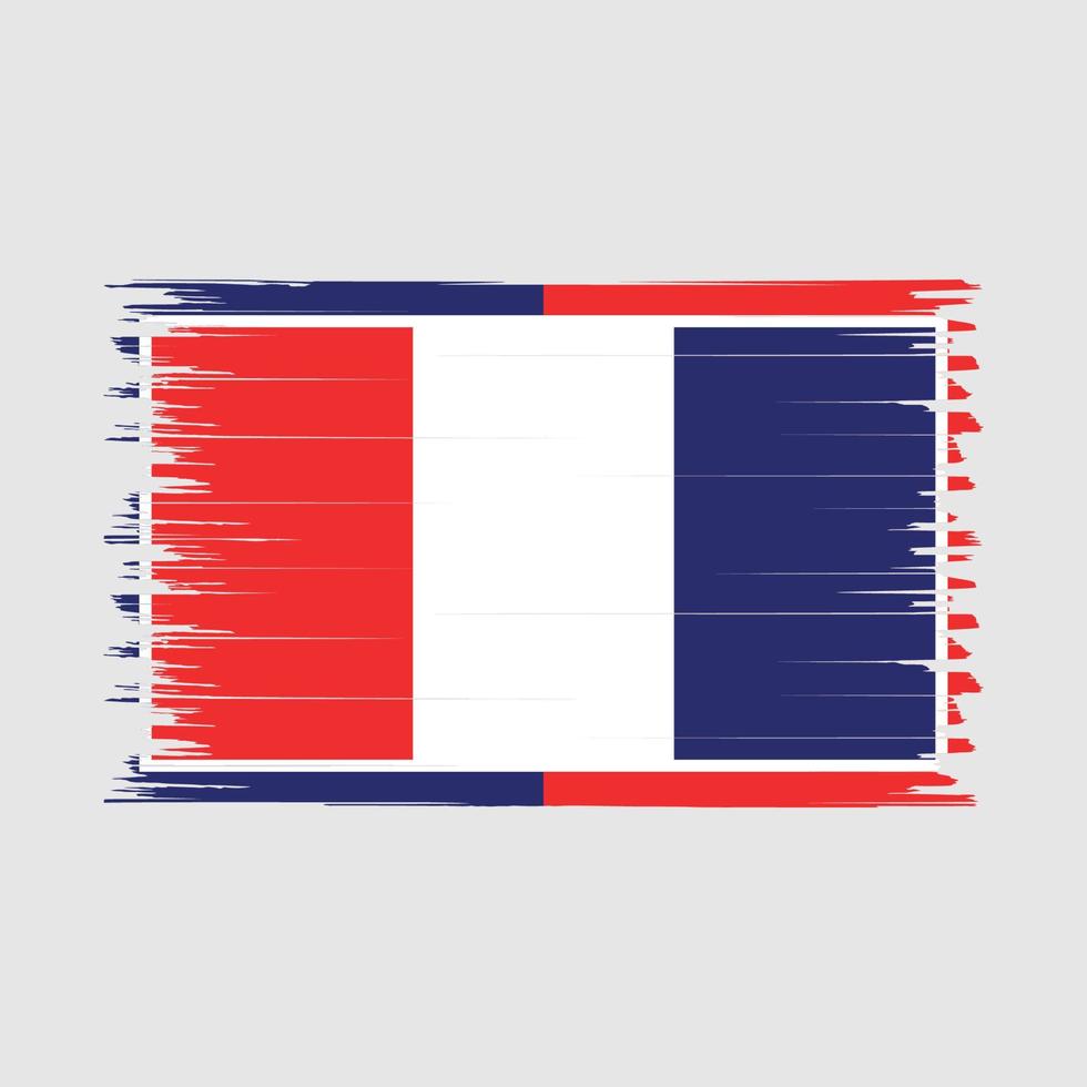 frankrijk vlag borstel vector