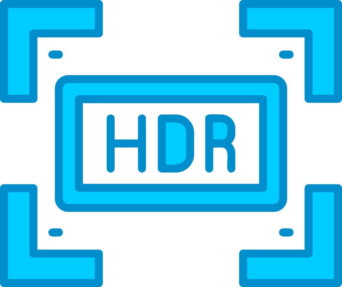 hdr creatief icoon ontwerp vector