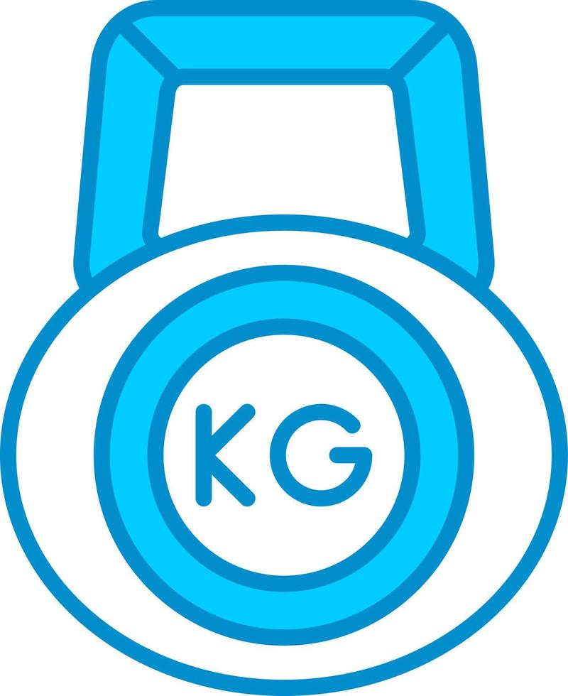 kettlebell creatief icoon ontwerp vector