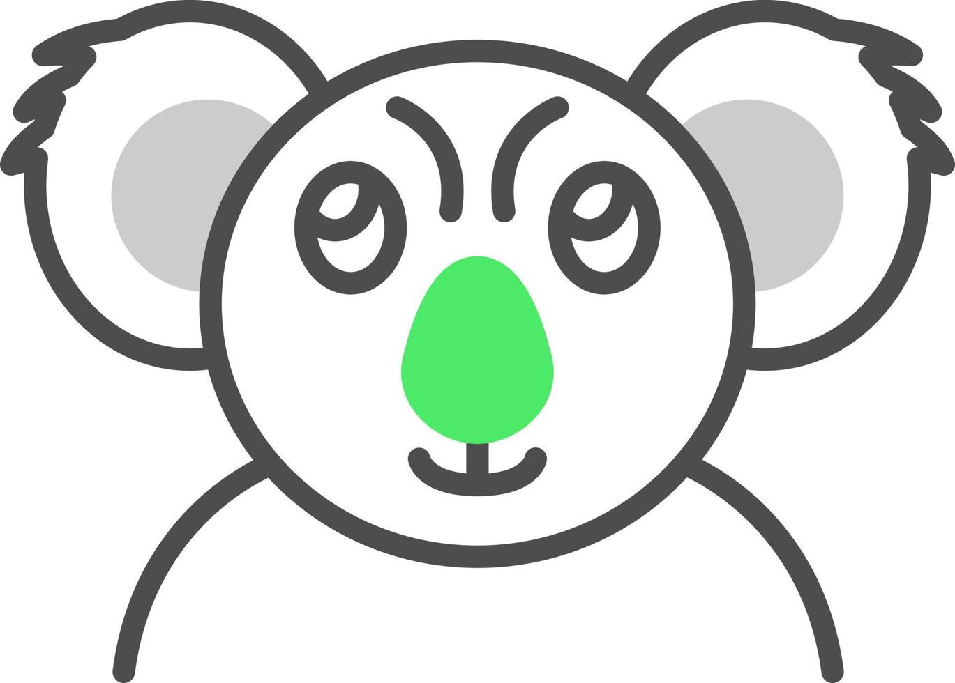 koala creatief icoon ontwerp vector