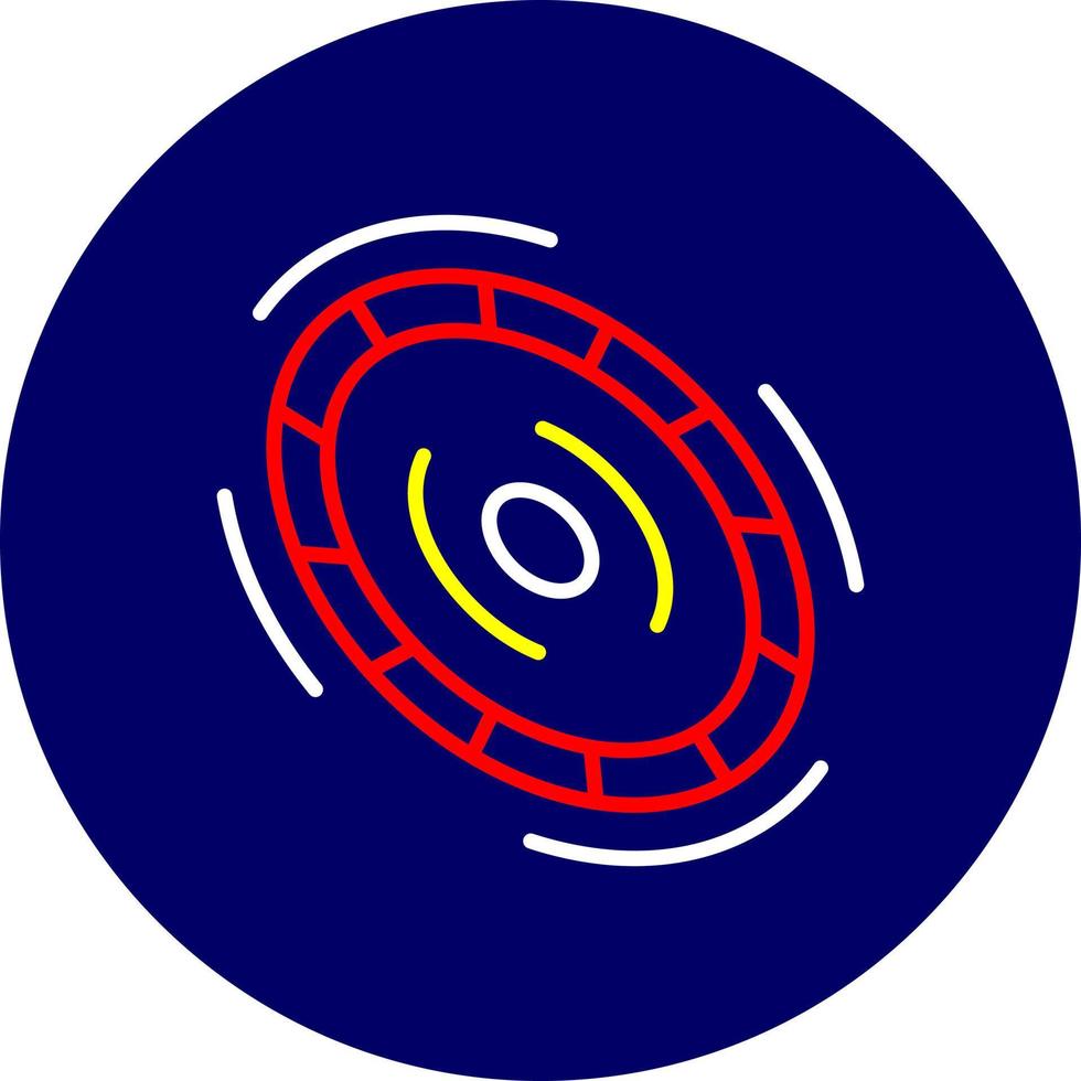 frisbee creatief icoon ontwerp vector