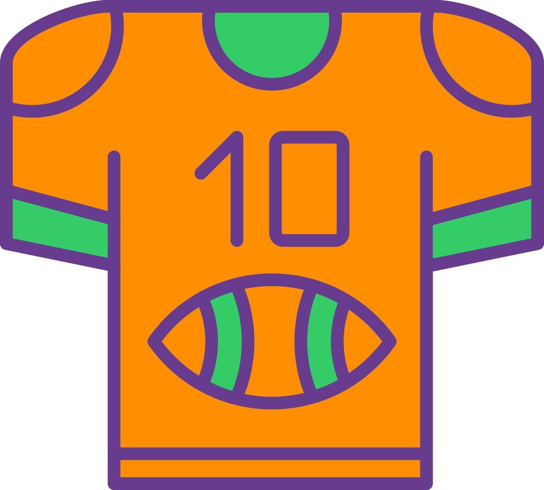 Amerikaans Amerikaans voetbal creatief icoon ontwerp vector