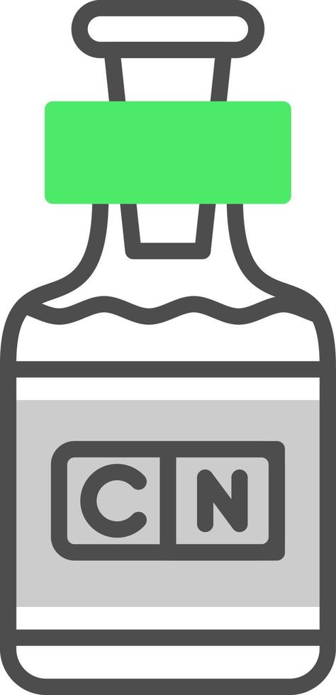 cyanide creatief icoon ontwerp vector