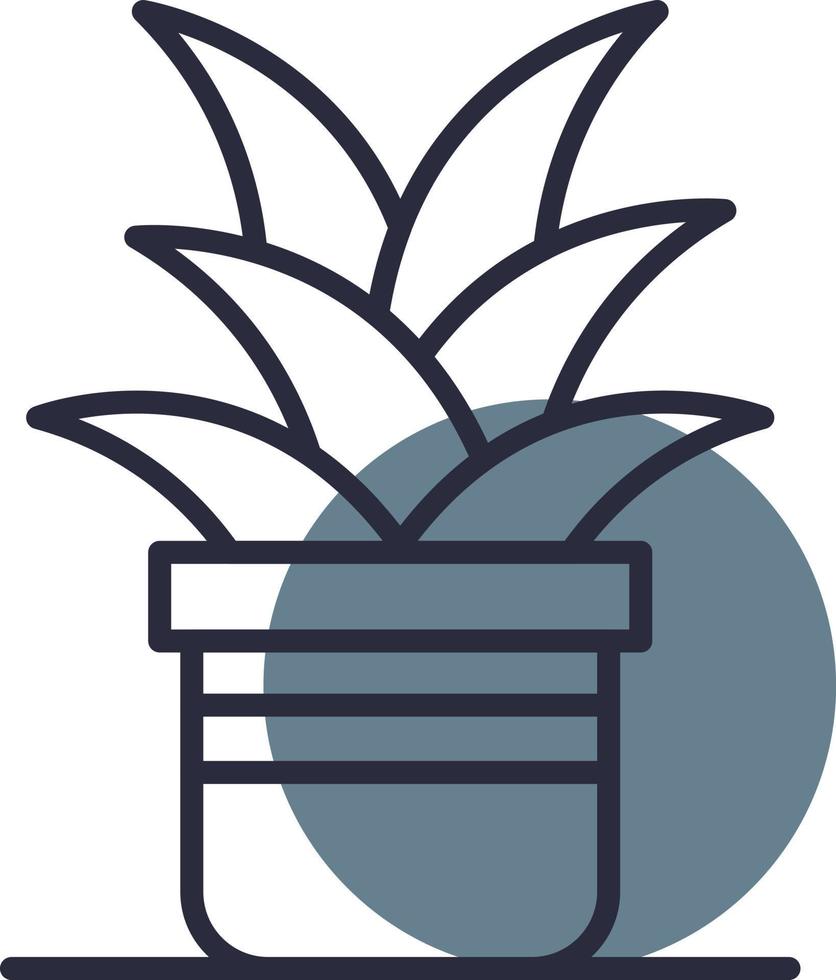 fabriek pot creatief icoon ontwerp vector