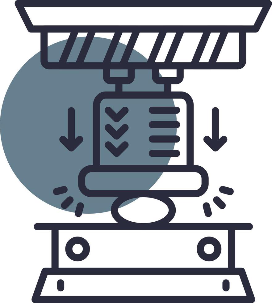 hydraulisch creatief icoon ontwerp vector