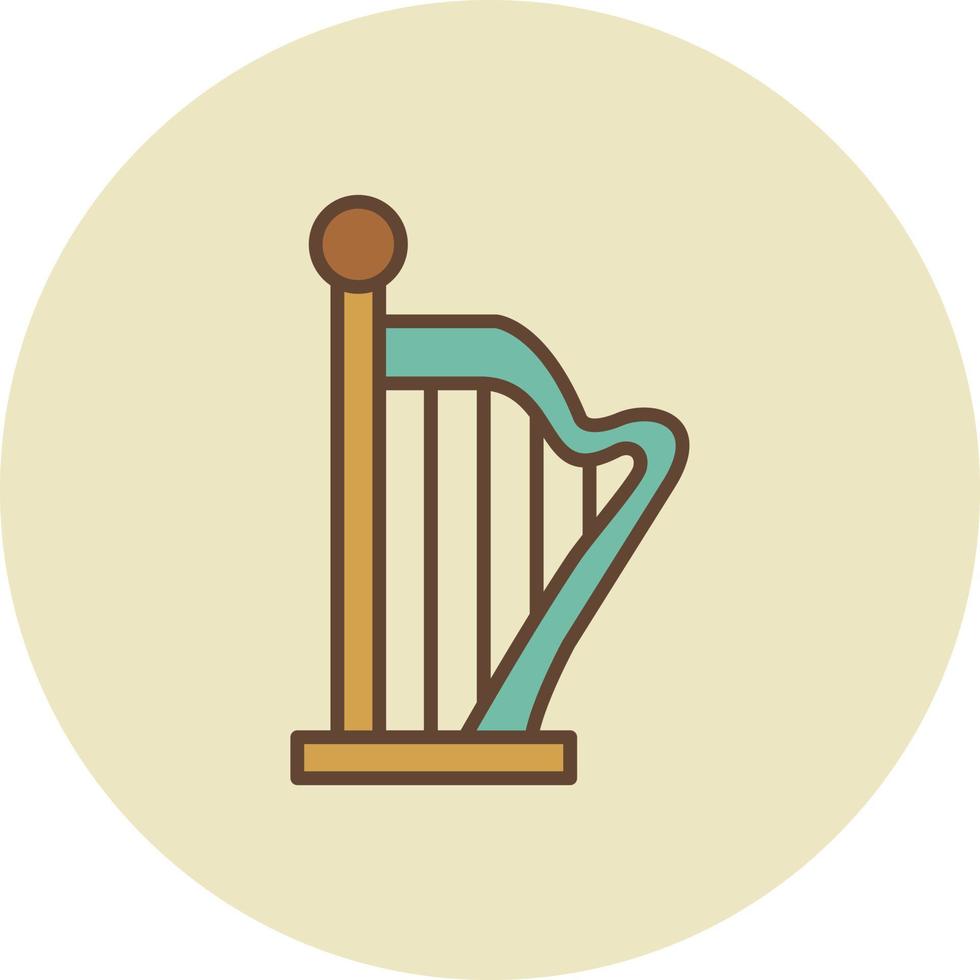 harp creatief icoon ontwerp vector