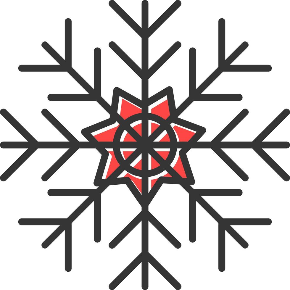 sneeuwvlok creatief icoon ontwerp vector