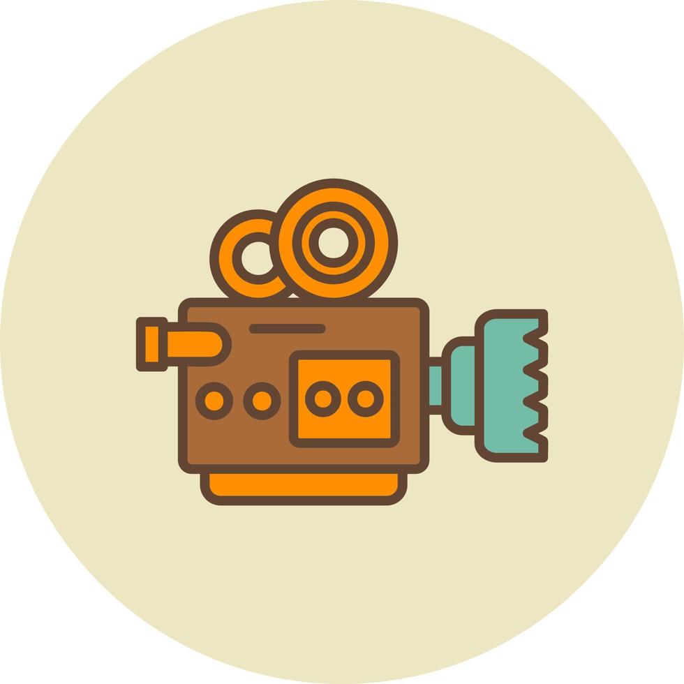 video camera creatief icoon ontwerp vector