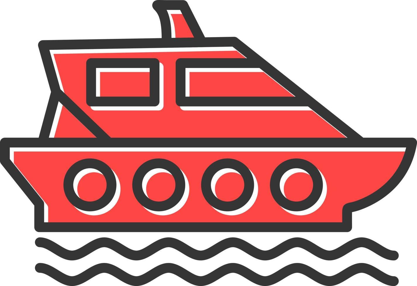 schip creatief icoon ontwerp vector