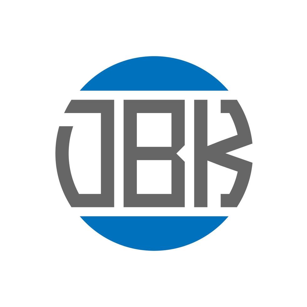 dbk brief logo ontwerp Aan wit achtergrond. dbk creatief initialen cirkel logo concept. dbk brief ontwerp. vector